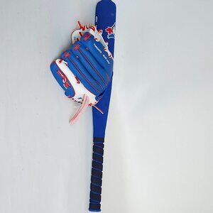 RAWLINGS Toronto Blue Jays Baseball Bat and Glove SET of 2 Like New